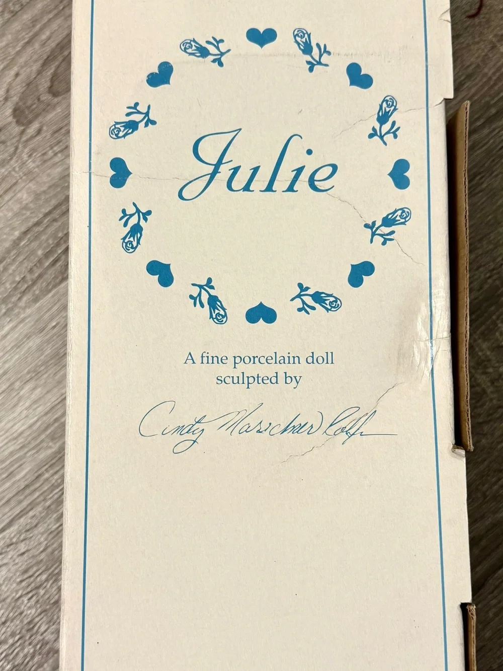 The Hamilton Collection “Julie” Porcelain Doll by Cindy Marschner Rolfe